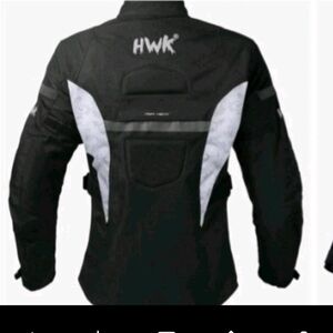 Women’s Black & White Motorcycle Jacket With CE Armor Protection For Enduro 2XL